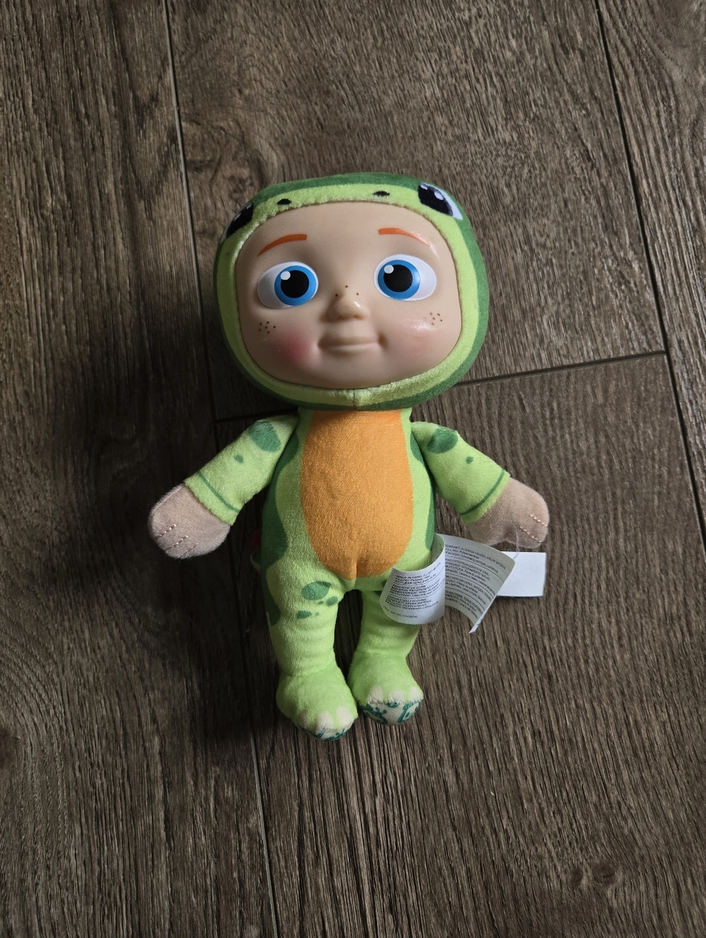 CoComelon JJ Dinosaur Plush Doll – Toddler Toy Green Dino Costume